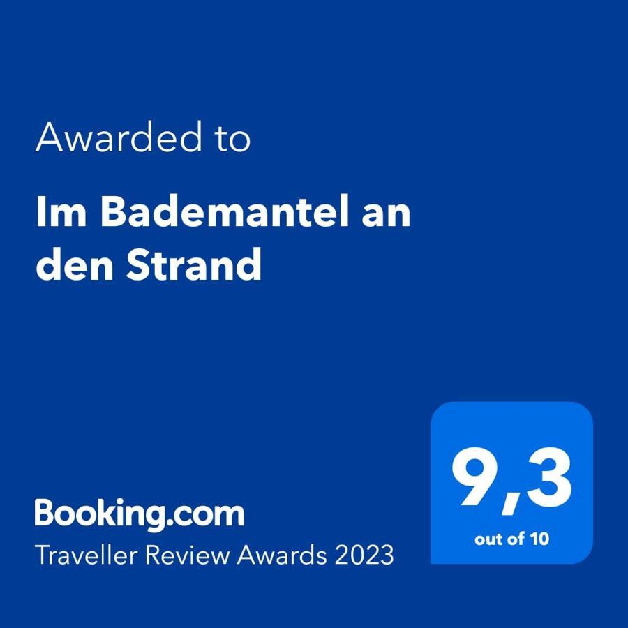 Im Bademantel An Den Strand Mit Terrasse Eckernfoerde Exterior photo